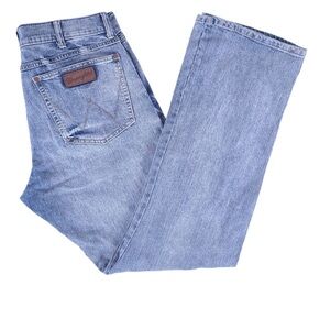 Wrangler Retro Fit Slim Boot Bootcut Jeans Size 34x34